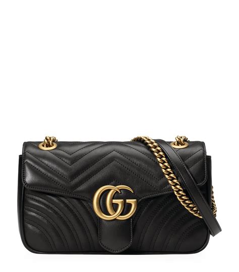 gucci marmont black small|authentic Gucci Marmont small bag.